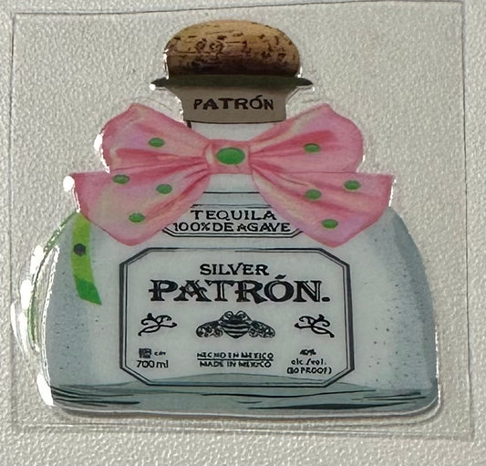 Patron 3 Oz Shot Glass Decal ONLY