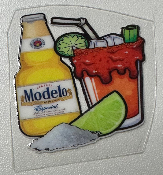 Modelo 3 Oz Shot Glass Decal ONLY