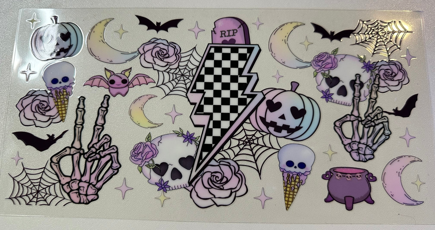 Purple Spooky Decal