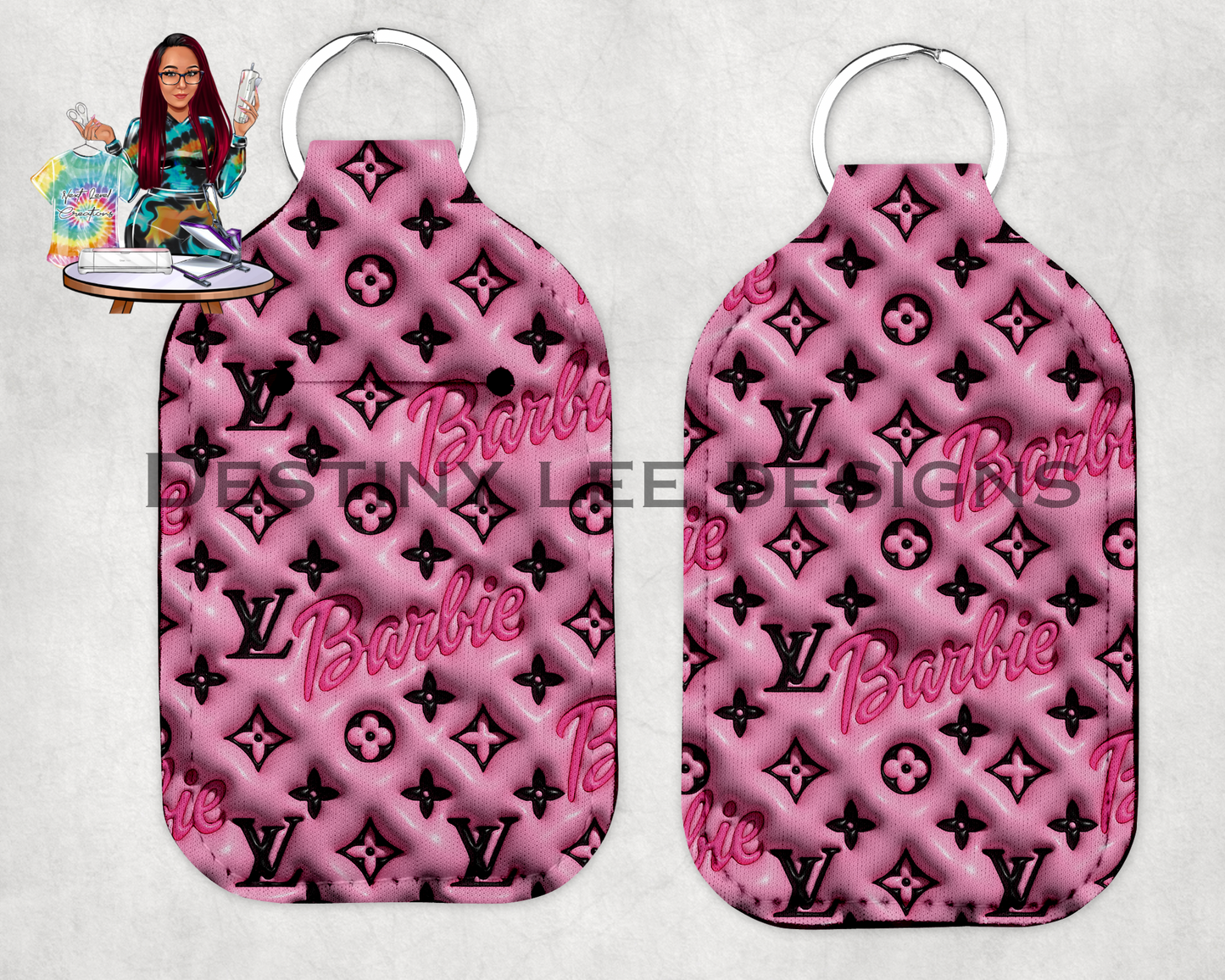 Barbie Hand Sanitizer Holder