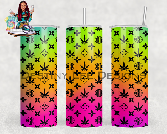 Neon Weed Tumbler