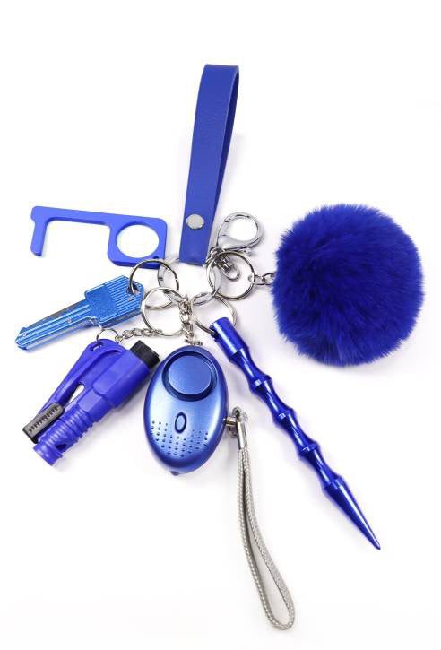 Blue Self Defense Keychain