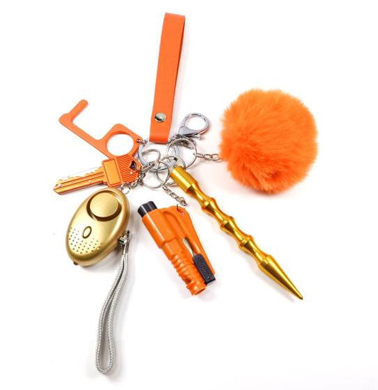 Orange Self Defense Keychain